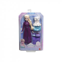 Jégvarázs - Elza és a kis jegesmackó Baba, babakocsi Mattel
