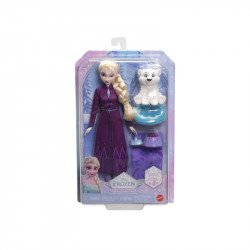 Jégvarázs - Elza és a kis jegesmackó Baba, babakocsi Mattel