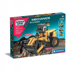 Mechanikai labor - Bulldozer építőkészlet Tudományos játék Clementoni
