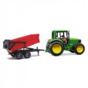 John Deere 6920 traktor billenő pótkocsi