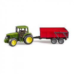 John Deere 6920 traktor billenő pótkocsi