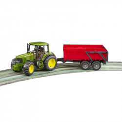 John Deere 6920 traktor billenő pótkocsi