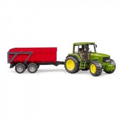 John Deere 6920 traktor billenő pótkocsi Autó, jármű Bruder