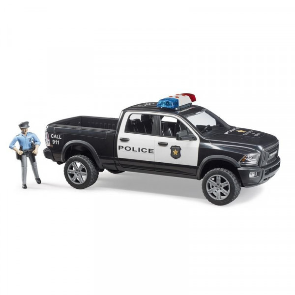 RAM 2500 Rendőrautó rendőrrel és tartozékokkal