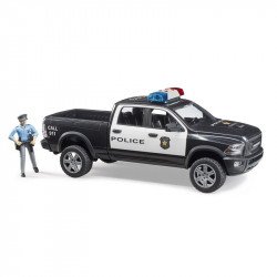 RAM 2500 Rendőrautó rendőrrel és tartozékokkal Autó, jármű Bruder