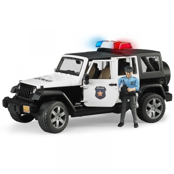 Jeep Wrangler Unlimited Rubicon rendőrautó rendőrrel és L +S modullal