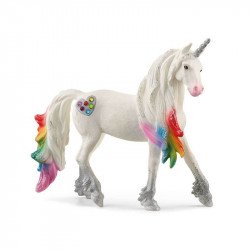 Schleich Ranbow love unicorn stallion Állatfigura, állatszett Schleich