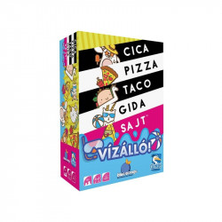 Vízálló cica, pizza, taco, gida, sajt társasjáték Stratégiai társasjáték Gémklub
