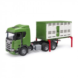 Scania Super 560R szarvasmarha-szállító teherautó 1 szarvasmarhával