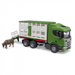 Scania Super 560R szarvasmarha-szállító teherautó 1 szarvasmarhával