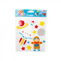 Gel Deco matrica 15x17cm, többféle Matrica Nincs