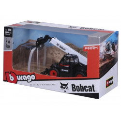 Bburago Farm - Bobcat teleszkópos villás emelővel  1:50 Autó, jármű Bburago