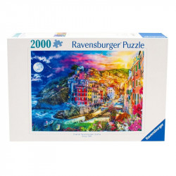 Puzzle 2000 db - Színpompás Cinque Terre 1000-2999 darabos puzzle Ravensburger
