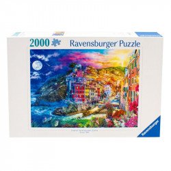 Puzzle 2000 db - Színpompás Cinque Terre 1000-2999 darabos puzzle Ravensburger