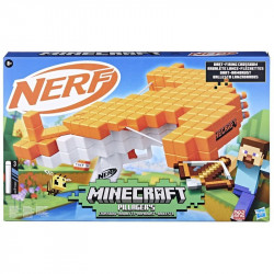 Nerf Minecraft pillagers crossbow kilövő Játékfegyver, töltény Nerf