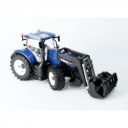 New Holland T7. 315 traktor homlokrakodóval