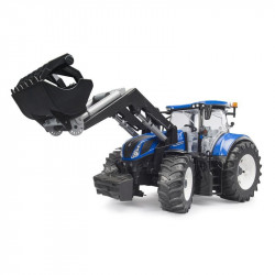 New Holland T7. 315 traktor homlokrakodóval