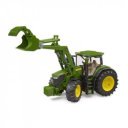 John Deere 7R 350 traktor homlokrakodóval