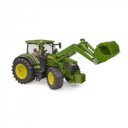 John Deere 7R 350 traktor homlokrakodóval