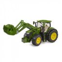 John Deere 7R 350 traktor homlokrakodóval