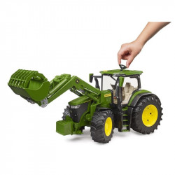 John Deere 7R 350 traktor homlokrakodóval Autó, jármű Bruder