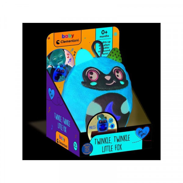 Baby Clementoni Ragyogj kis plüss - róka Baby Clementoni Ragyogj kis plüss - róka