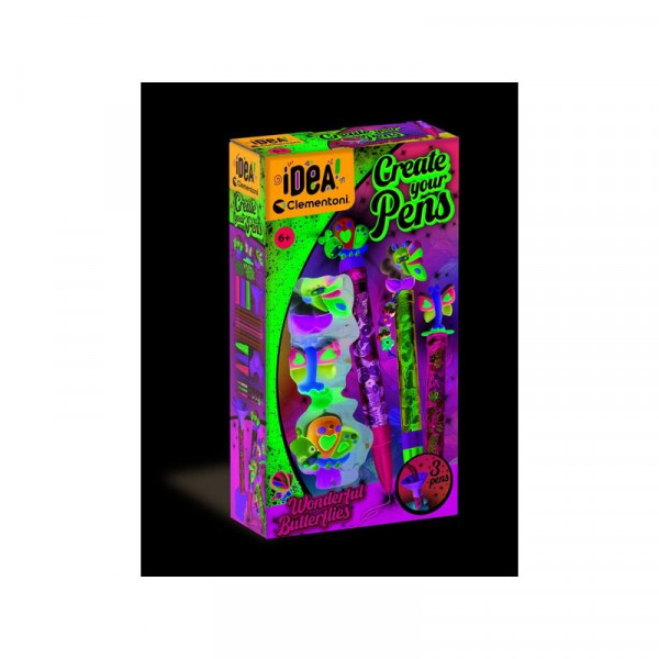 Idea Clementoni Tollkészítő készlet - Virág/Pillangó Idea Clementoni Tollkészítő készlet - Virág/Pillangó