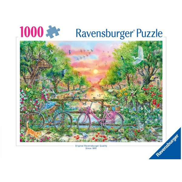 Puzzle 1000 db - Bisiklik Amszterdamban