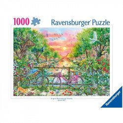 Puzzle 1000 db - Bisiklik Amszterdamban 1000-2999 darabos puzzle Ravensburger