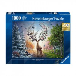 Puzzle 1000 db - Varázslatos szarvas 1000-2999 darabos puzzle Ravensburger
