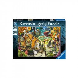 Puzzle 1000 db - Boldog Halloween 1000-2999 darabos puzzle Ravensburger