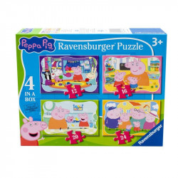 Puzzle 4in1 - Peppa malac 100-499 darabos puzzle Ravensburger