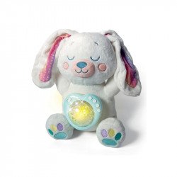 Baby Clementoni Északi fény projektor - plüss nyuszi Bébijáték, kellék Clementoni