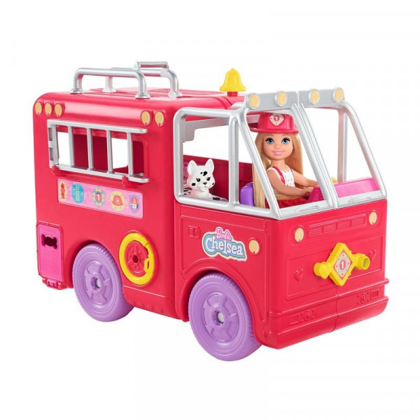 Barbie Chelsea tűzoltóautó
