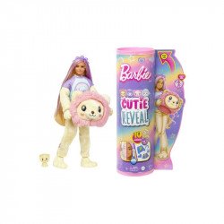 Barbie cutie reveal meglepetés baba - Oroszlán Baba, babakocsi Mattel