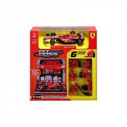 Bburago 1/43 F1 versenyautó - Ferrari SF-24 bokszutca