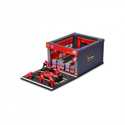 Bburago 1/43 F1 versenyautó - Ferrari SF-24 bokszutca