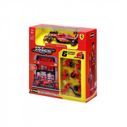 Bburago 1/43 F1 versenyautó - Ferrari SF-24 bokszutca