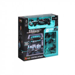 Bburago 1/43 F1 versenyautó - MB AMG W15 E Performance bokszutca