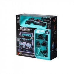 Bburago 1/43 F1 versenyautó - MB AMG W15 E Performance bokszutca
