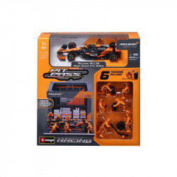 Bburago 1/43 F1 versenyautó - Mclaren MCL38 bokszutca