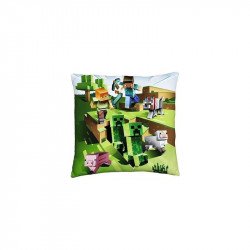 Minecraft díszpárna 40x40 cm Párna, takaró Nincs