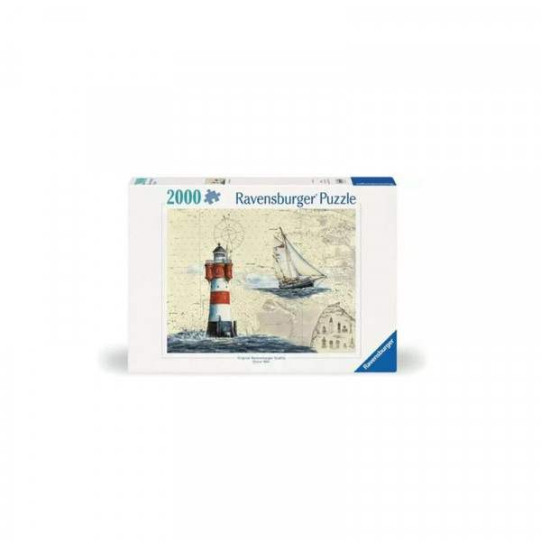 Puzzle 2000 db - Romantikus világítótorony