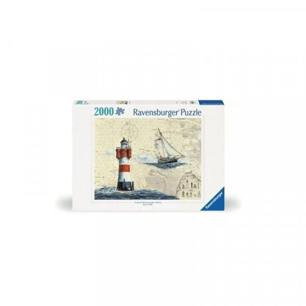 Puzzle 2000 db - Romantikus világítótorony