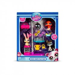 LPS S3 Disco 3-As Készlet Gyűjthető Littlest Pet Shop