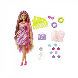 Barbie Totally hair baba - virág Baba, babakocsi Barbie