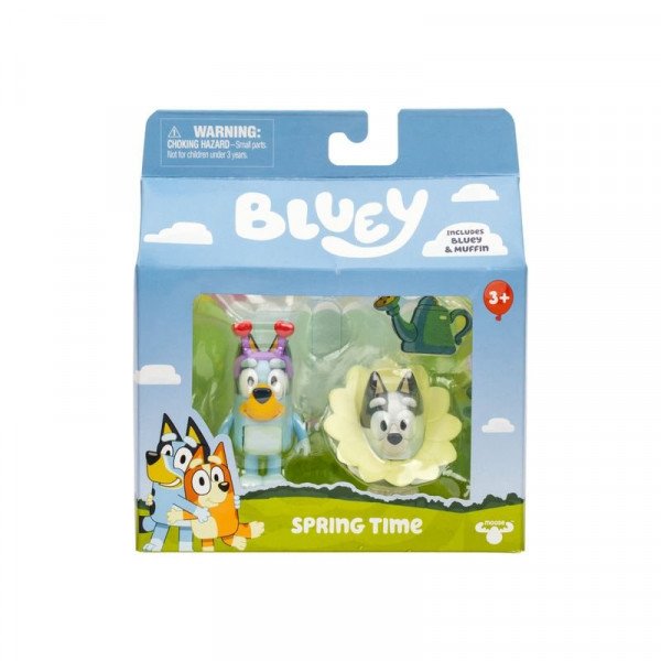 Bluey Figura Dupla Csomag Tavasz