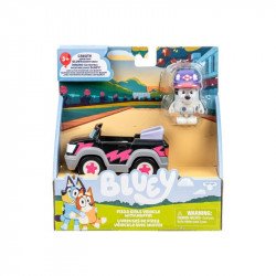 Bluey Autó Pizza Muffin Figurával Mesefigura Nincs