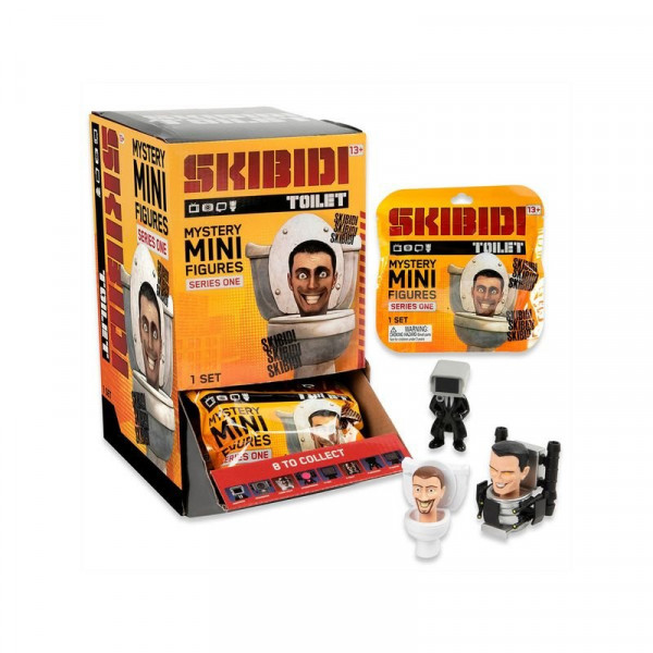 Skibidi WC mini figurák