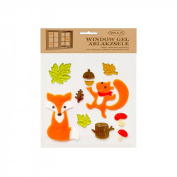 Ablakzselé róka+mókus+makk Ajándék Nincs
